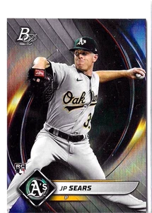 JP Sears #48 (RC) 2022 Bowman Platinum Athletics - Picture 1 of 3
