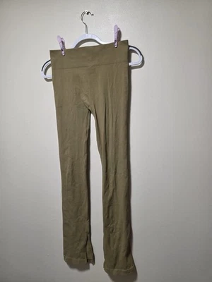 Green Leggings Size S In Very Good Condition by H&M Elasticated Waist - Image 1 of 4