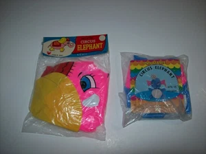 2x Juguetes Kitsch Antropomórficos Inflables Circo Elefante De Colección - Imagen 1 de 11