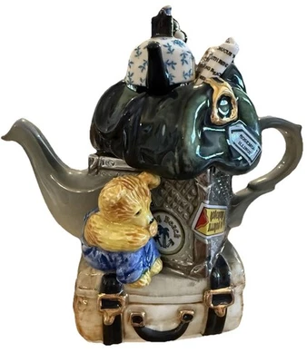 Paul Cardew 1996 Travellers Return One Cup TEAPOT with Signature (Cardew) Mint - Image 1 of 4