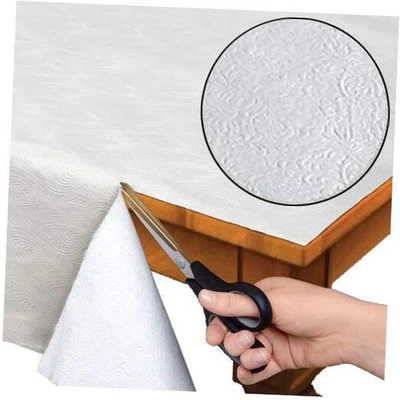  Protector de almohadilla de mesa acolchado de alta resistencia con franela 90" x 52" (rectangular) Foto 1 de 4