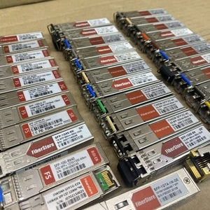 FiberStore Modules SFP Mixtes 1G/3G/10G CWDM/BiDi Dual LC 40km, Pack de 36 - Photo 1/12