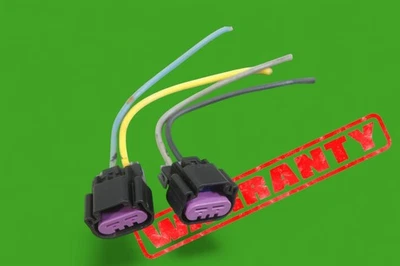 08-2013 Chevrolet Tahoe Yukon Radiador Ventilador Motor ENCHUFE DE CABLE 2 piezas Foto 1 de 4