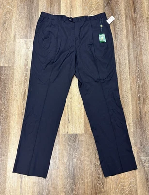 NEW Lauren Ralph Lauren Pants Mens Reg 44W Suit Separate Ultra Flex Navy Slacks - Image 1 of 4