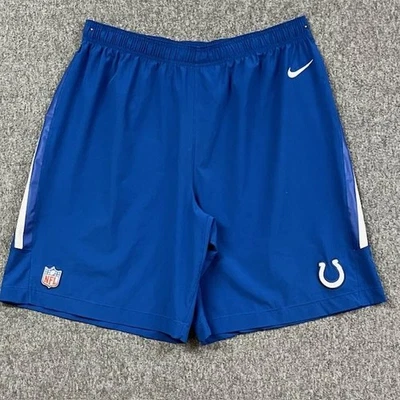 Pantalones Cortos Indianapolis Colts Para Hombres 2XL Azul NFL Fútbol Nike Rendimiento en el Campo Foto 1 de 4