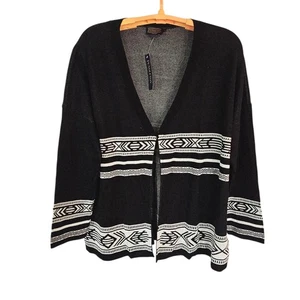 NWT PENDLETON Southwest Sweater Cardigan Jacket Cotton 2XL - Picture 1 of 8