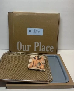 Our Place Wonder Oven Insert Bundle Large (Bake Tray & Air Fry Basket) Blue Salt - Picture 1 of 8