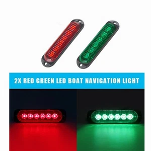 2PCS 12V 6 LED Car Marker Lights Oval Clearance Lights for Increased Visibility - Picture 1 of 14