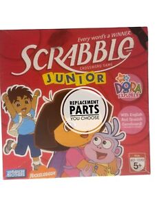Scrabble Junior Dora the Explorer REPLACEMENT PARTS PIECES YOU CHOOSE