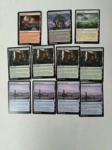 Tarjetas de Magic The Gathering - Trono de Eldraine - 14 tierras comunes - como nuevas/casi nuevas estado - Imagen 1 de 1