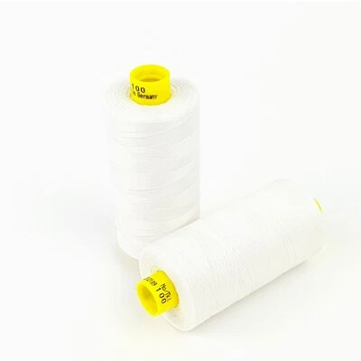 Gutermann MARA 120 white 800 thread 10x1000 met. pack - Image 1 of 4