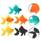 5 pièces ornements artificiels de poisson réaliste faux réservoir bulles ornements