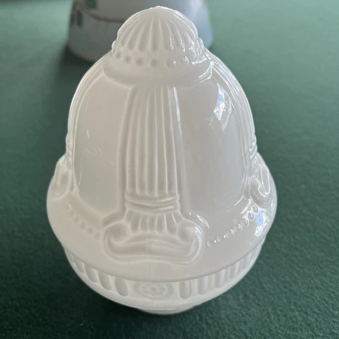 Retro Art Deco Style Milk Glass  Acorn Shade 2 5/8” OD 7.5” Tall Cover