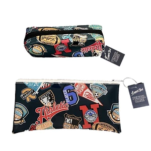 Pencil Case Holder Pouch Set Zipper School Work Office Pen Sports College Team j - Picture 1 of 13