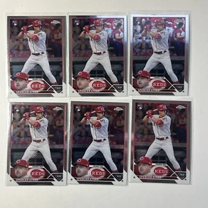 (6x LOT) 2023 SPENCER STEER Topps Chrome #146 REDS ⚾ RC - Picture 1 of 2