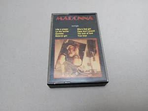 MADONNA SONGS CASSETTE TAPE YUGOSLAVIA MAGAZINE CAO RARE - Imagen 1 de 4