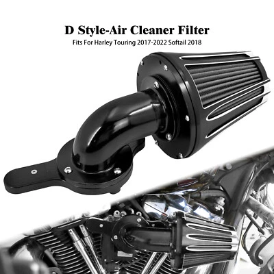 Sucker Air Filter Cleaner Gray Intake For Harley Street Bob Low Rider 2017-2025 - Image 1 of 4