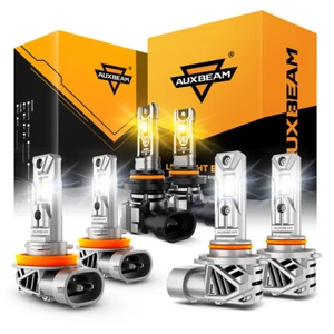 Canbus LED Headlight High Low Fog Yellow White For 2007-2012 2013 Toyota Tundra - Picture 1 of 19