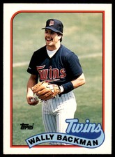 1989 TOPPS TRADED WALLY BACKMAN MINNESOTA TWINS #5T