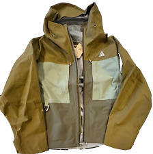Nike ACG GORE-TEX Misery Ridge Shell Jacket Mens Small Green CV0634-242