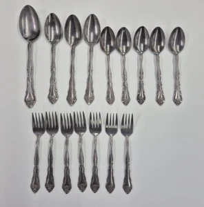 Set 16 posate vintage Sears Traditions acciaio inox Giappone - forchette cucchiaio - Foto 1 di 8