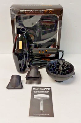 (N81642-3) Babyliss Pro BlackFX Hairdryer In Box - Imagem 1 de 4