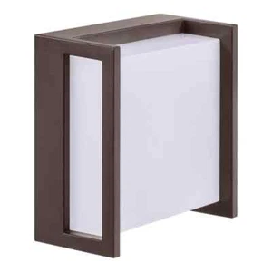 Hampton Bay Oliver Bronze Hardwired Outdoor Coach Wall Light with Integrated LED - Picture 1 of 14