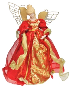 16” Angel Large Tree Topper Angelic Christmas Centerpiece Holiday Decor - Picture 1 of 8