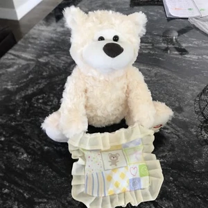 Peluche interactivo Peek-a-Boo Bear-Press&Play excelente estado probado funciona - Imagen 1 de 6