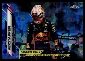 2020 Topps Chrome SAPPHIRE Formula 1 MAX VERSTAPPEN #159 RED BULL MONACO - Picture 1 of 2