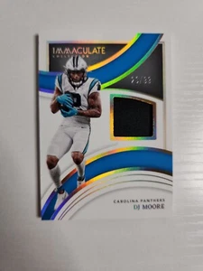 DJ Moore 2022 Immaculate Collection Memorabilia 26/99 - Picture 1 of 2