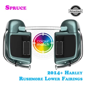 Spruce Lower Vented Fairings Kit Fit Harley Road Street Electra Touring 2014+ - Picture 1 of 9