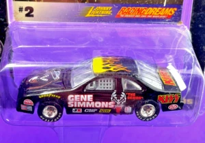 Johnny Lightning Diecast 1:64 Stock Car , Card #2 Card KISS Paul Stanley    js - Picture 1 of 3
