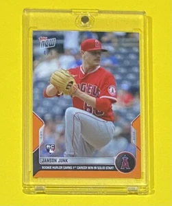2022 MLB Topps Now Janson Junk Rookie ORANGE PARALLEL /5 SSP Angels #602 RC 🔥 - Picture 1 of 3