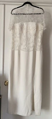 Michael Angelo Beaded Wedding Dress.. Ivory ..Women’s Size 16 - Image 1 of 4