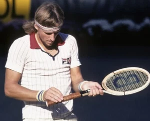 Fila Björn Borg BB1 Polo - His Iconic U.S Open Tennis Shirt - 100% Baumwolle - Weiß - Bild 1 von 7