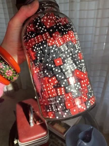 Lot 5-10 VINTAGE DICE BOARD GAME GAMBLING Red And/Or Black Backgammon Monopoly - Picture 1 of 12