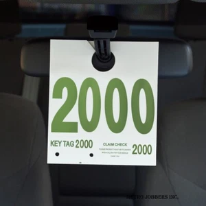 Service Dispatch Numbers Hang Tags 4 Digit 1000/Box 2000-2999 RL-78 m-fb-9933-52 - Picture 1 of 1