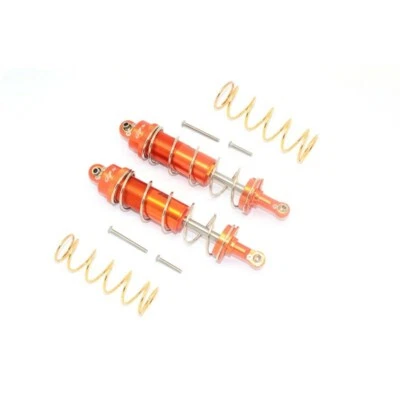 GPM Racing Orange Aluminum HD Adjustable Shocks (2) for Traxxas Maxx 4S - Image 1 of 4