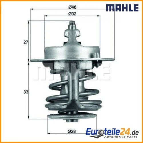 Termostato, refrigerante BEHR MAHLE TX6383 para Toyota Corolla Foto 1 de 1