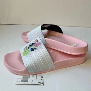 DIAPOSITIVA ADILETTE 'ESTÁS AQUÍ POR UNA RAZÓN - ROSA talla 9 nuevo con etiquetas - Imagen 1 de 5