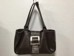 Adrienne Vittadini Cartera Bolso de Mano Marrón Doble Asas H2 - Imagen 1 de 8