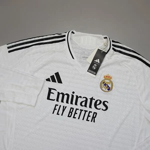 Adidas Real Madrid Third Authentic L/S Soccer Jersey IT5204 Men's Slim Fit 2XL - Picture 1 of 10