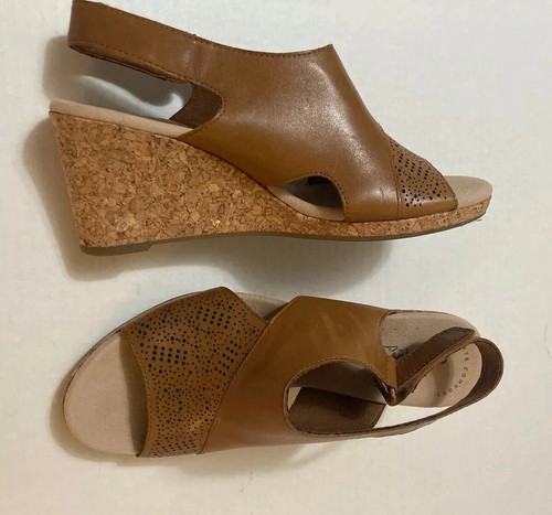 Ultimate Comfort Collection by Clarks sandalo donna con zeppa marrone taglia 7