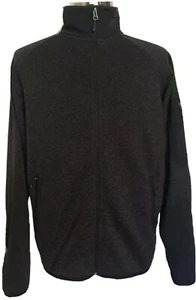 Chaqueta con logotipo de Netflix Fossa para hombre mediana M gris carbón bolsillos con cremallera poliéster - Imagen 1 de 10