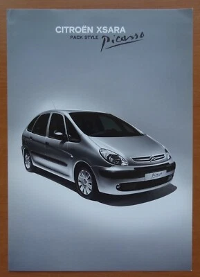 V32945 CITROEN XSARA PICASSO 'PACK STYLE' - FICHE - 03/04 - A4 - FR FR - Photo 1/2