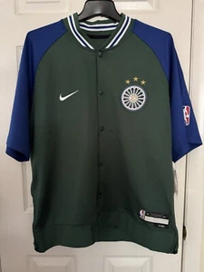 Nike Uomo XL Detroit Pistons 313 Team PE City Edition Warmup Shooting Shirt NUOVO - Foto 1 di 14