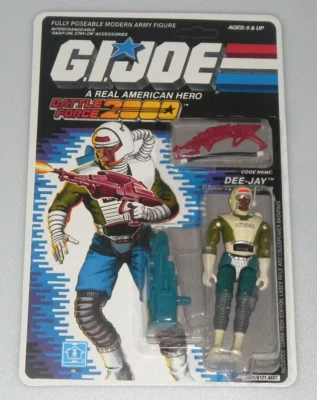 *RECARDADO* 1989 Vintage G.I. Figura GI Joe 3.75 ARAH Dee Jay v1 *100% Completa Foto 1 de 4