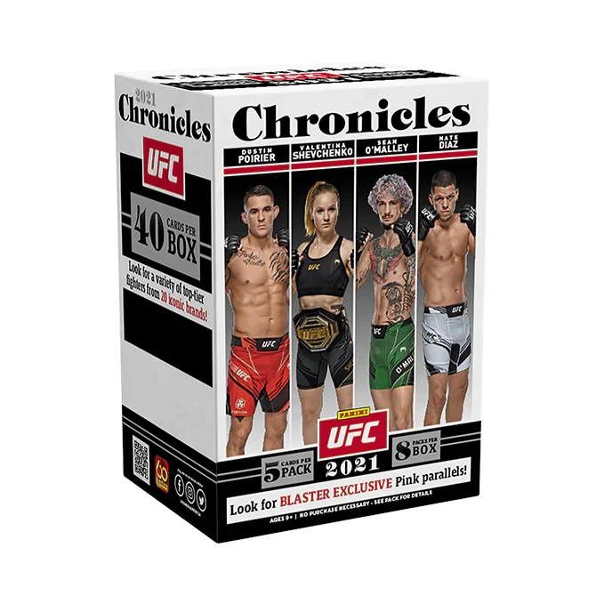 2021 Panini Chronicles UFC Blaster Box Factory Sealed Unopened 8 Booster Packs - Image 1 of 1