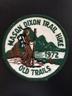 MASON DIXON TRAIL HIKE 1972 OLD TRAILS BOY SCOUT VINTAGE COLLECTABLE PATCH 3 x 3 for sale